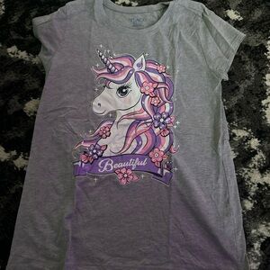 Kids unicorn shirt size L 10/12